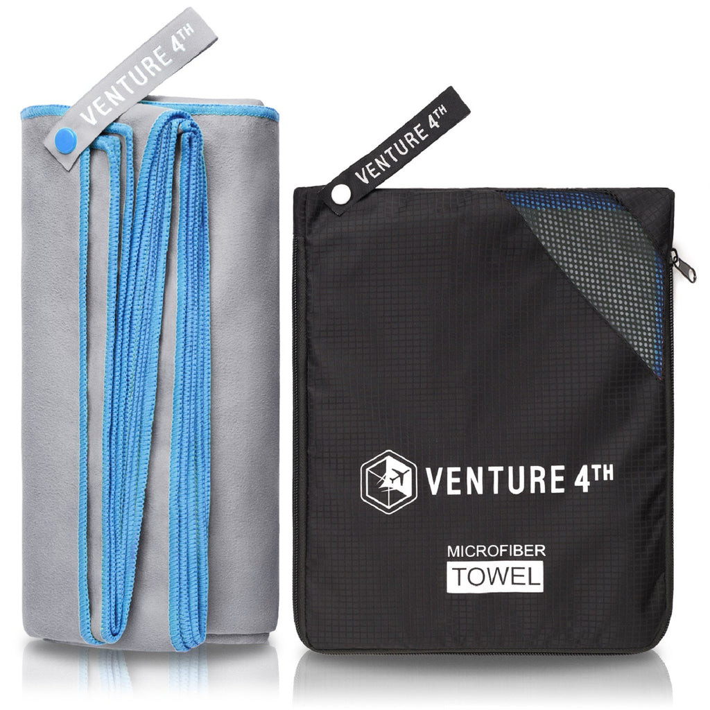 Quick Dry Microfiber Towel – Lightweight Travel & Gym Towel for College