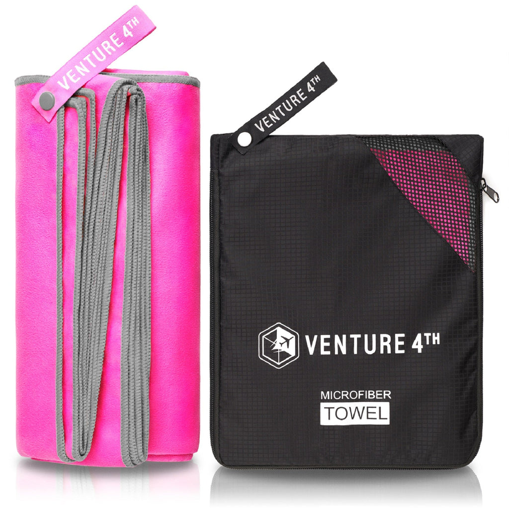 Quick Dry Microfiber Towel – Lightweight Travel & Gym Towel for College
