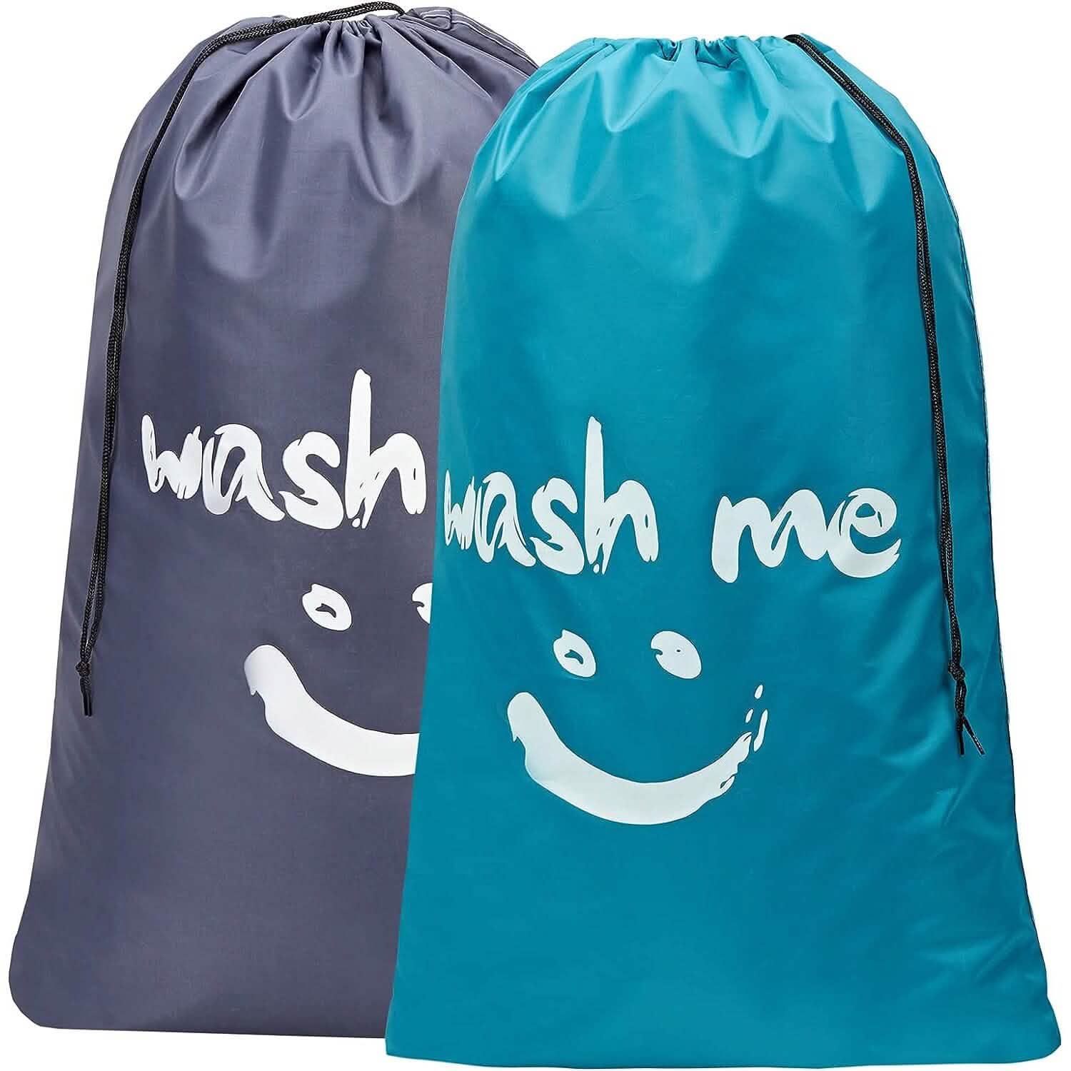 2-Pack: Wash Me Dorm Laundry Bags for Athletes