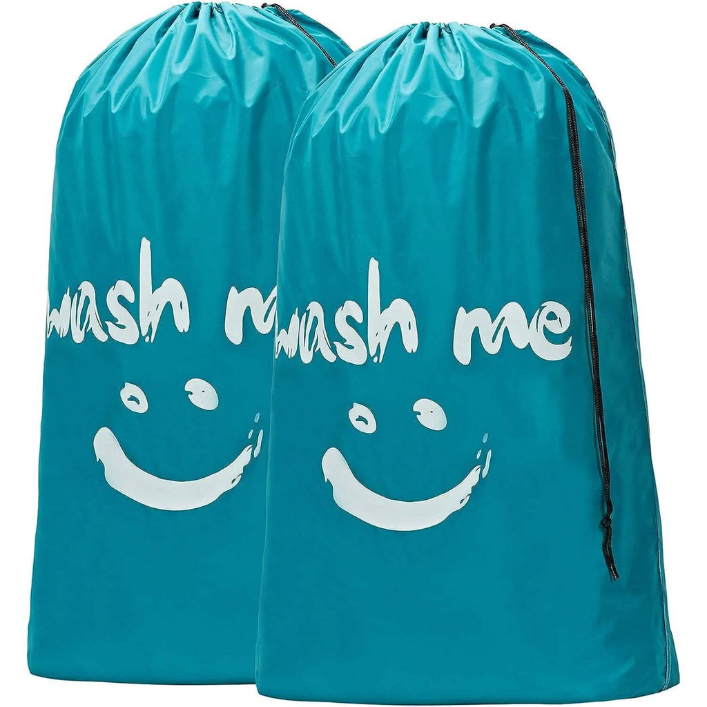 2-Pack: Wash Me Dorm Laundry Bags for Athletes