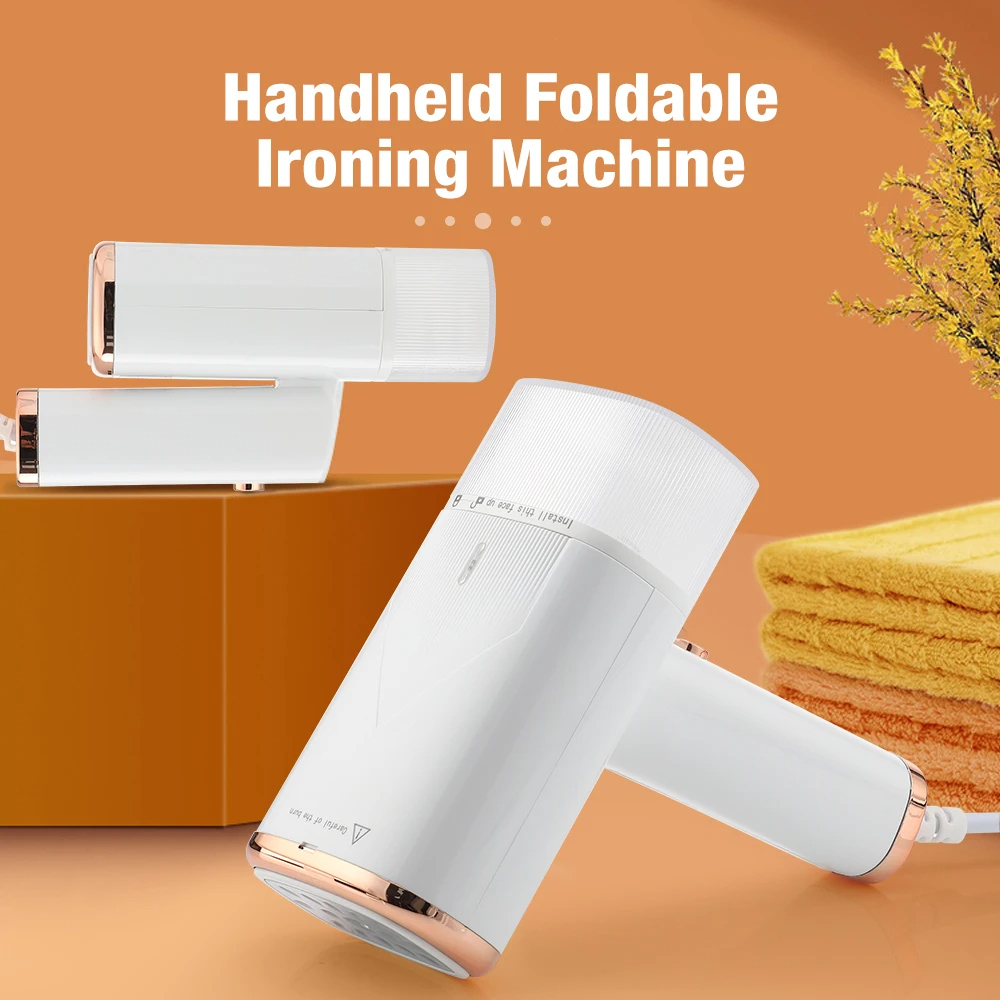 Compact Folding Steam Iron for Dorm Rooms