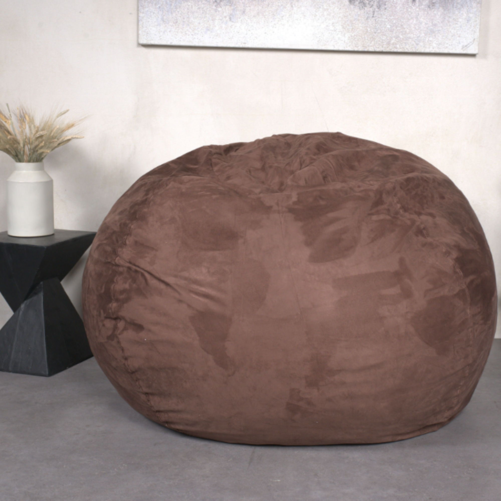 Giant Bean Bag Chair – Oversized Dorm Room Seating for College Students