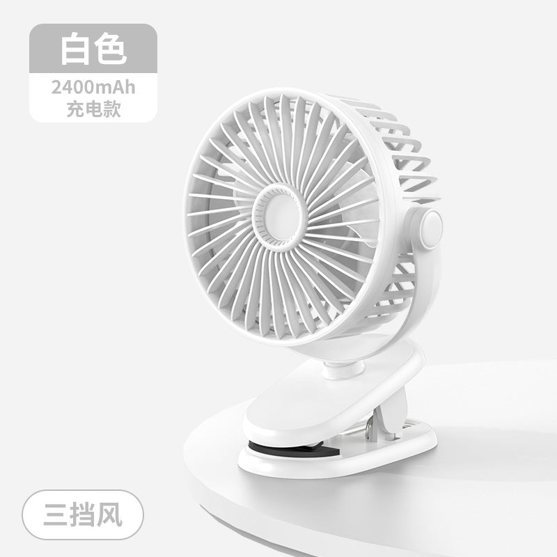 Clip-On Mini Desk Fan for Dorm Rooms