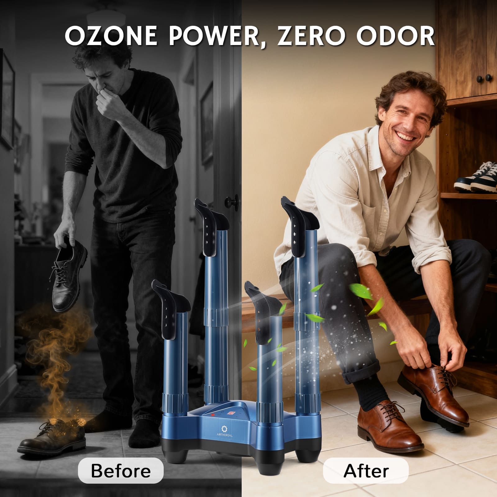 Shoe & Boot Dryer with Ozone Deodorizer — For the Busy Athlete