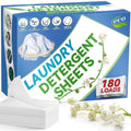 Laundry Detergent Sheets 180 Loads Eco-Friendly Laundry Sheets Hypoallergenic Compact Laundry Detergent Stain Fighting Laundry Soap Sheets for HE Machine & Hand Wash Home Dorm Travel Fresh Scent