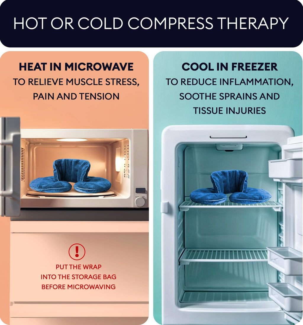Recovery Heating Wrap for Student Athletes — Cordless Neck & Shoulder Relief