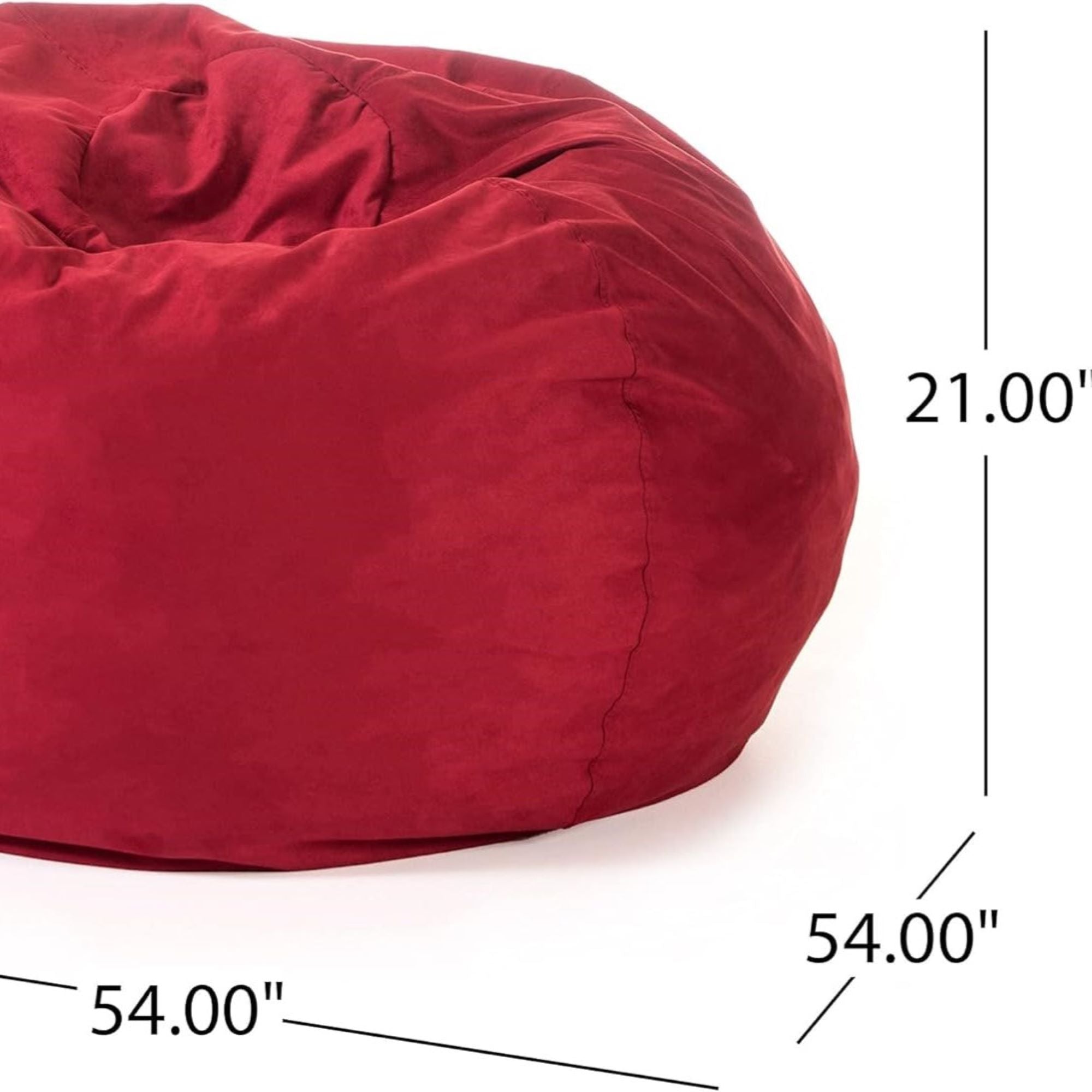 Giant Bean Bag Chair – Oversized Dorm Room Seating for College Students