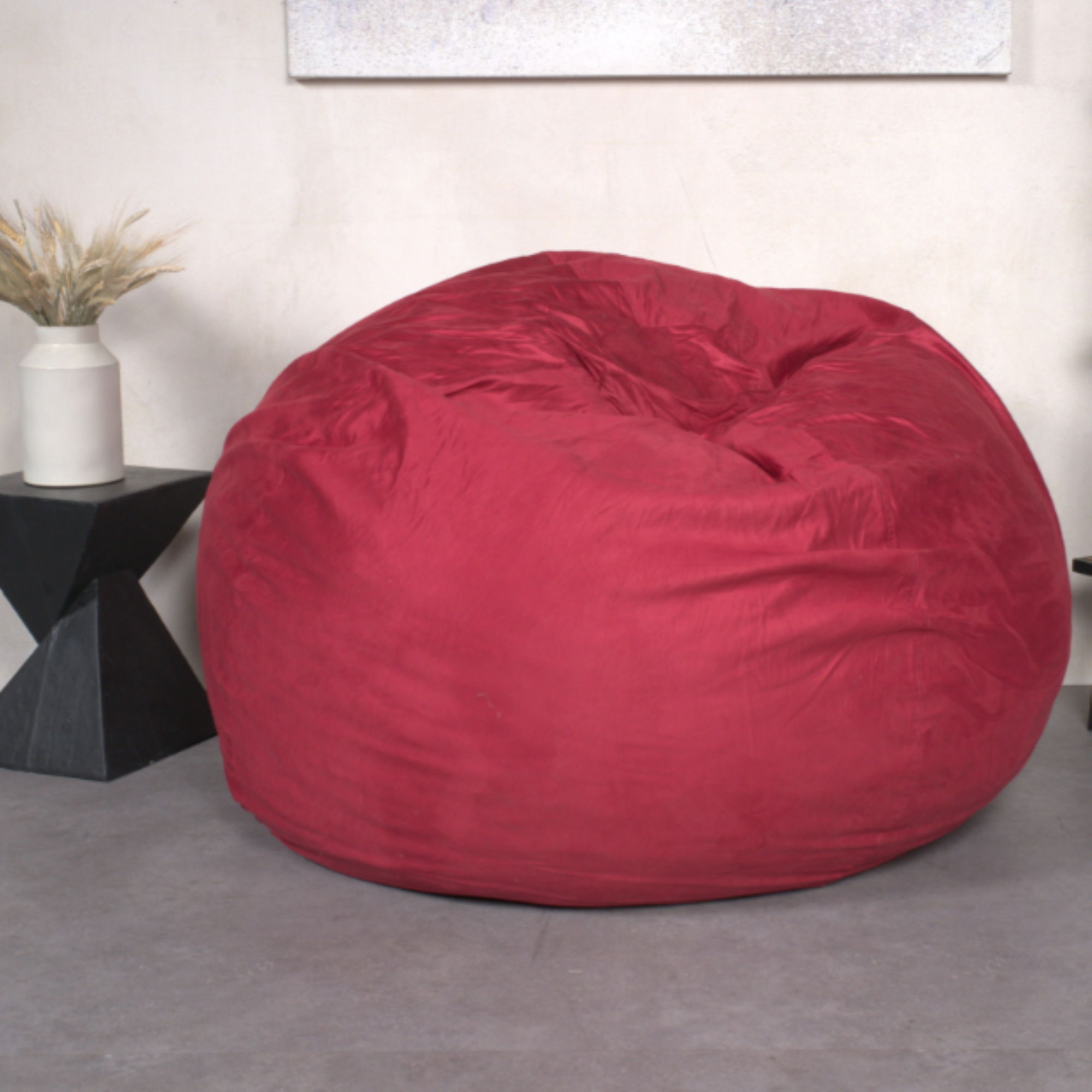 Giant Bean Bag Chair – Oversized Dorm Room Seating for College Students