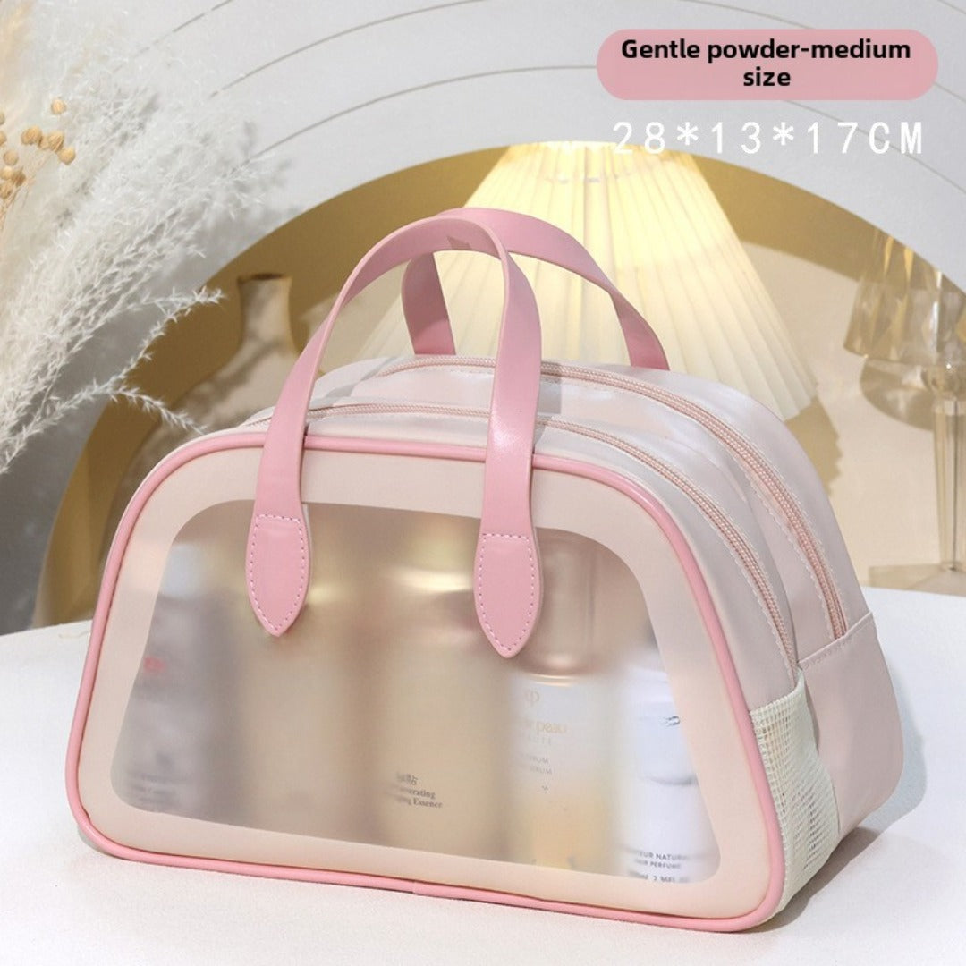 Dorm Shower Caddy Bag — Waterproof Wet & Dry Separation Toiletry Organizer