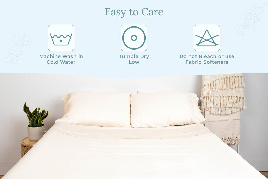 Organic Sateen Sheet Set – 100% GOTS Certified Cotton | Dorm Ready