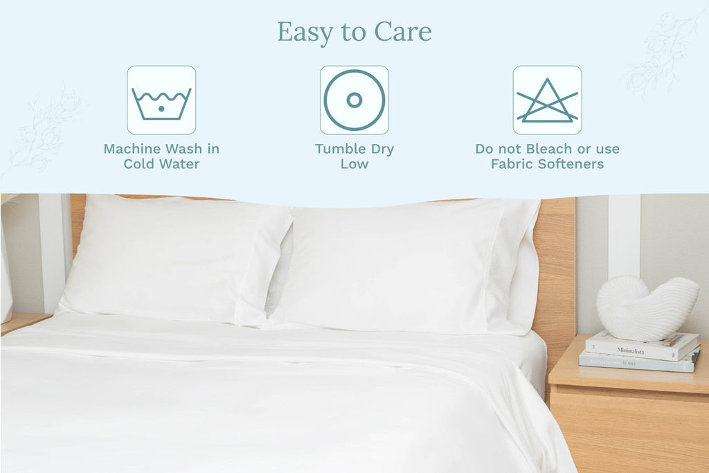 Organic Sateen Sheet Set – 100% GOTS Certified Cotton | Dorm Ready