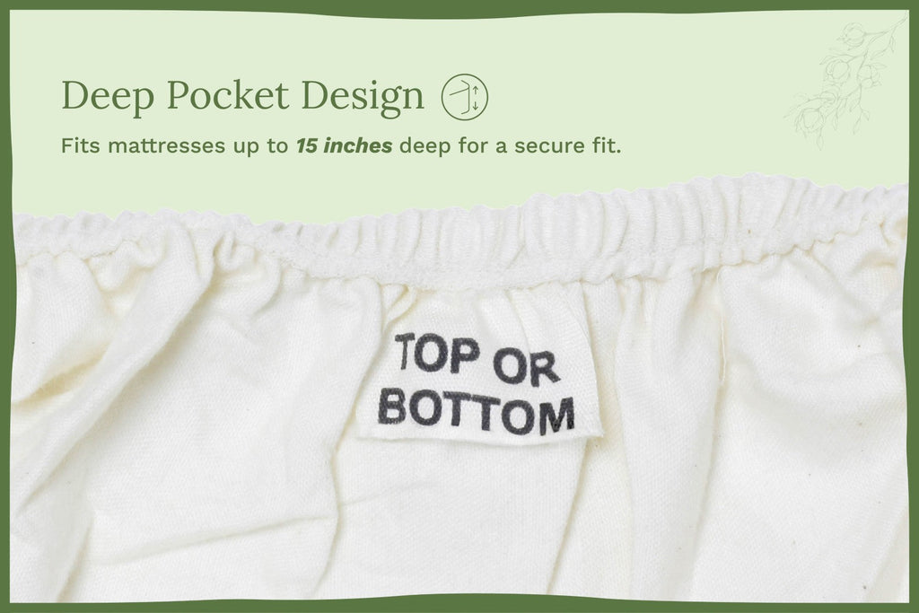 Organic Sateen Sheet Set – 100% GOTS Certified Cotton | Dorm Ready