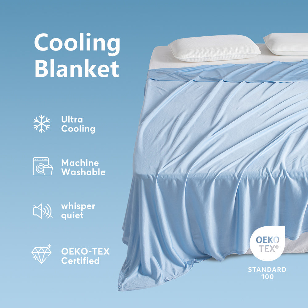 Ultra Soft Cooling Blanket – Breathable & Lightweight for Dorm Beds