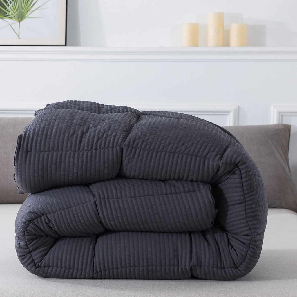 All-Season Reversible Comforter – Ultra Soft Down Alternative | Dorm & Graduation Gift