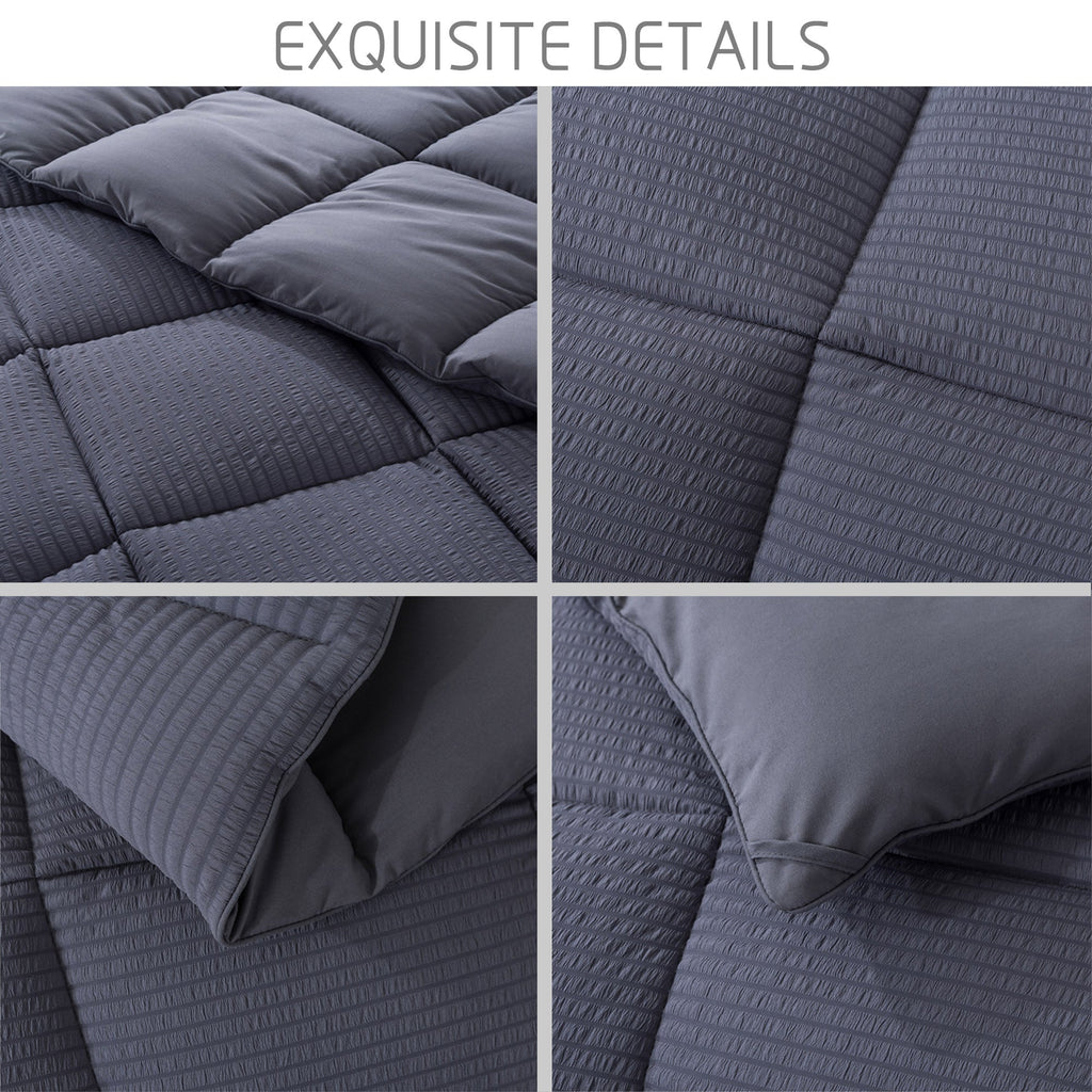 All-Season Reversible Comforter – Ultra Soft Down Alternative | Dorm & Graduation Gift