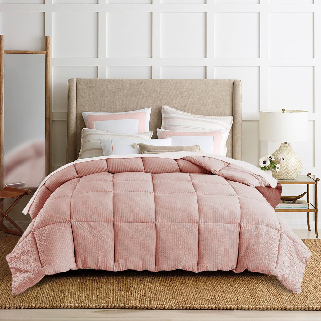 All-Season Reversible Comforter – Ultra Soft Down Alternative | Dorm & Graduation Gift
