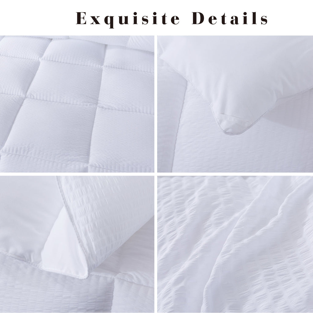 All-Season Reversible Comforter – Ultra Soft Down Alternative | Dorm & Graduation Gift