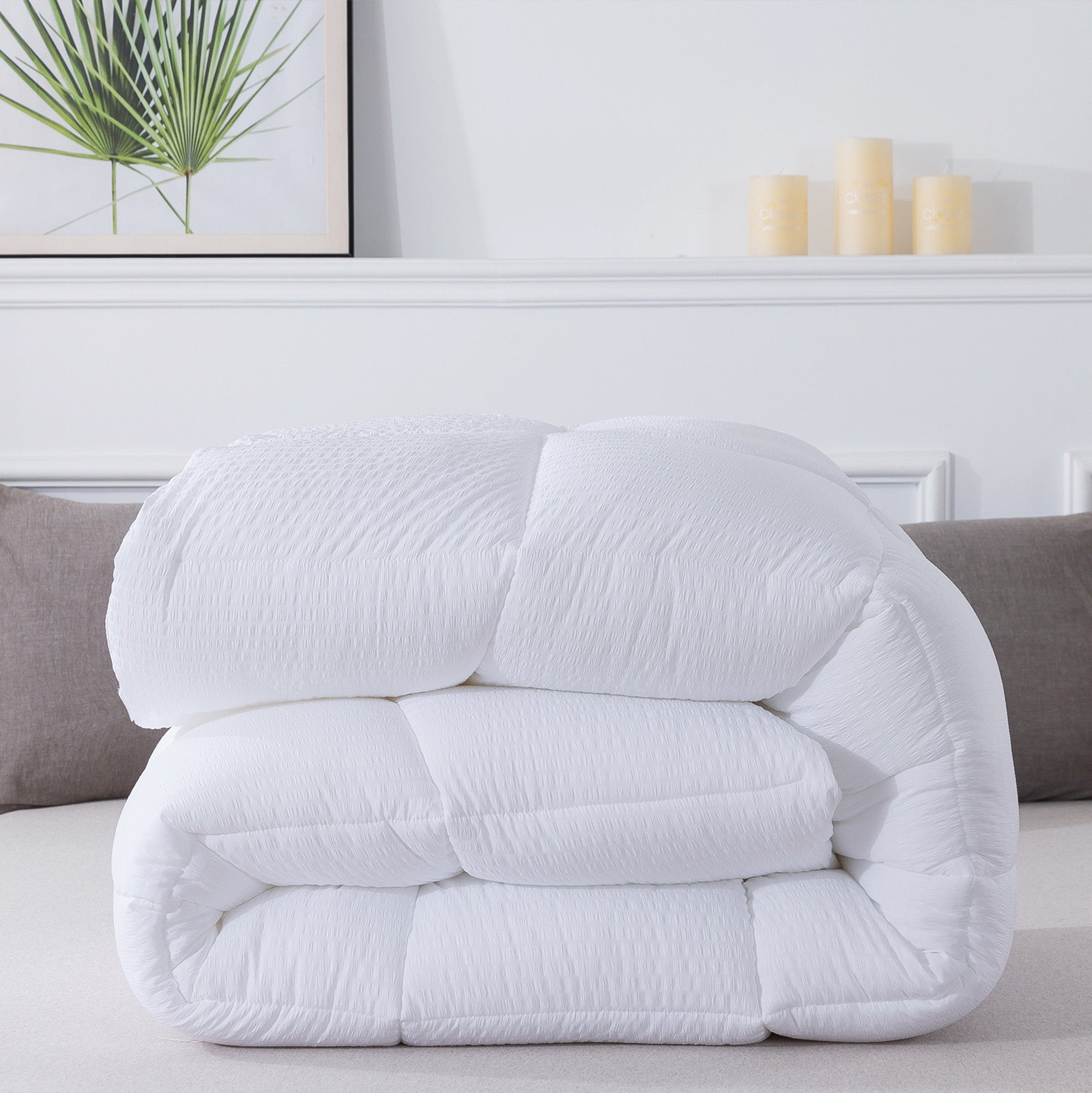 All-Season Reversible Comforter – Ultra Soft Down Alternative | Dorm & Graduation Gift