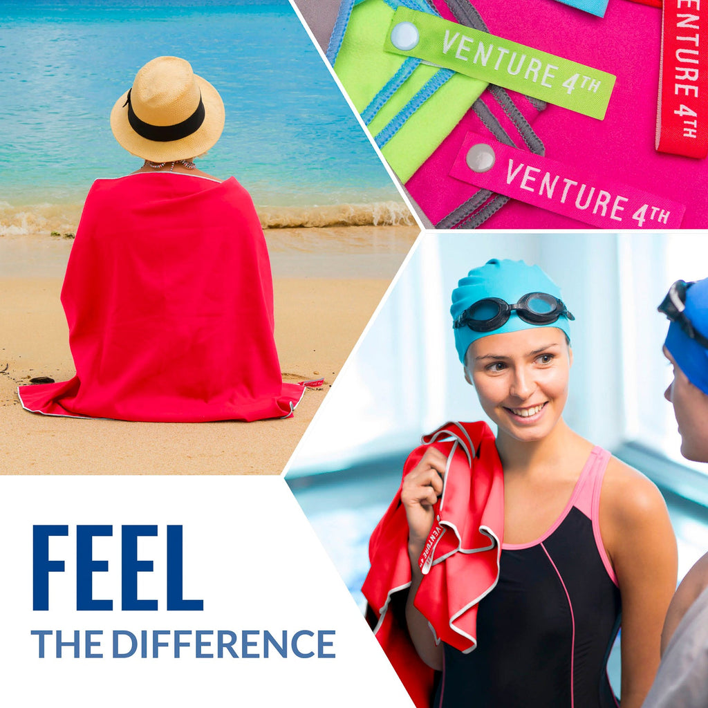 Quick Dry Microfiber Towel – Lightweight Travel & Gym Towel for College