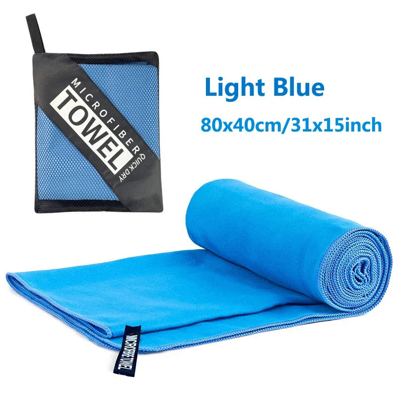 Quick-Dry Microfiber Towel – Compact Gym & Dorm Towel for College Students