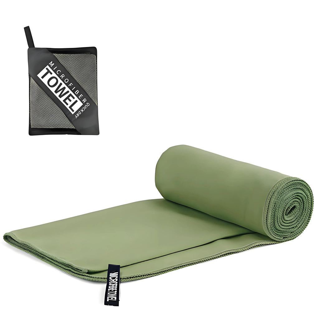 Quick-Dry Microfiber Towel – Compact Gym & Dorm Towel for College Students