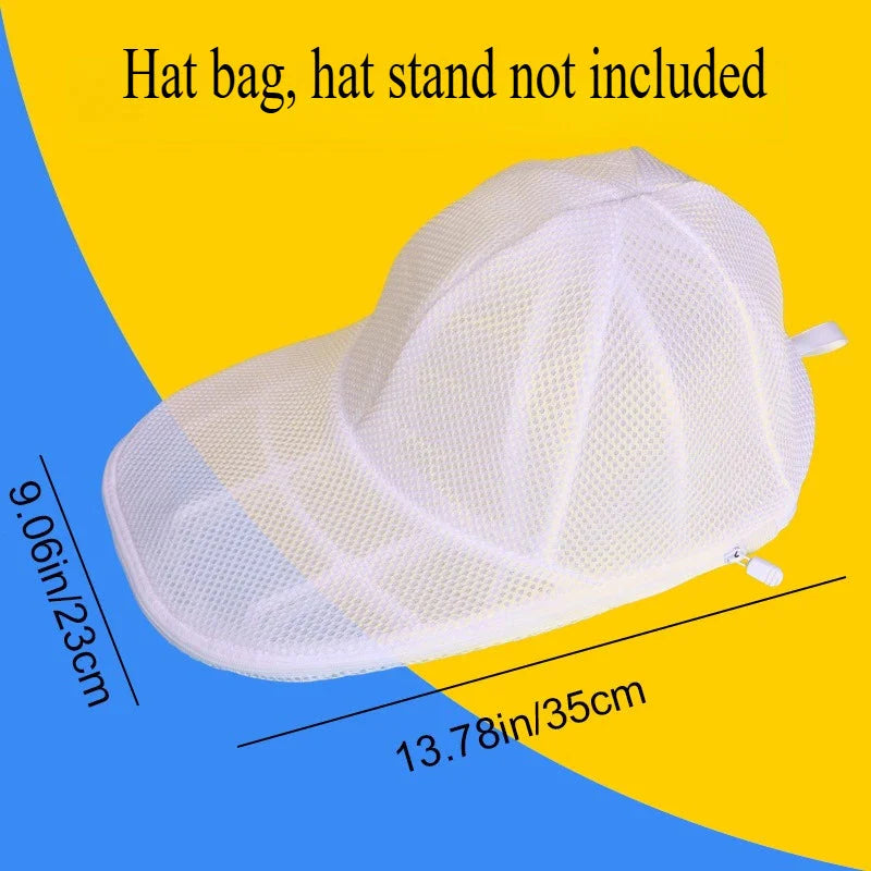 Hat Cleaner Cage with Mesh Bag – Baseball Cap Washer