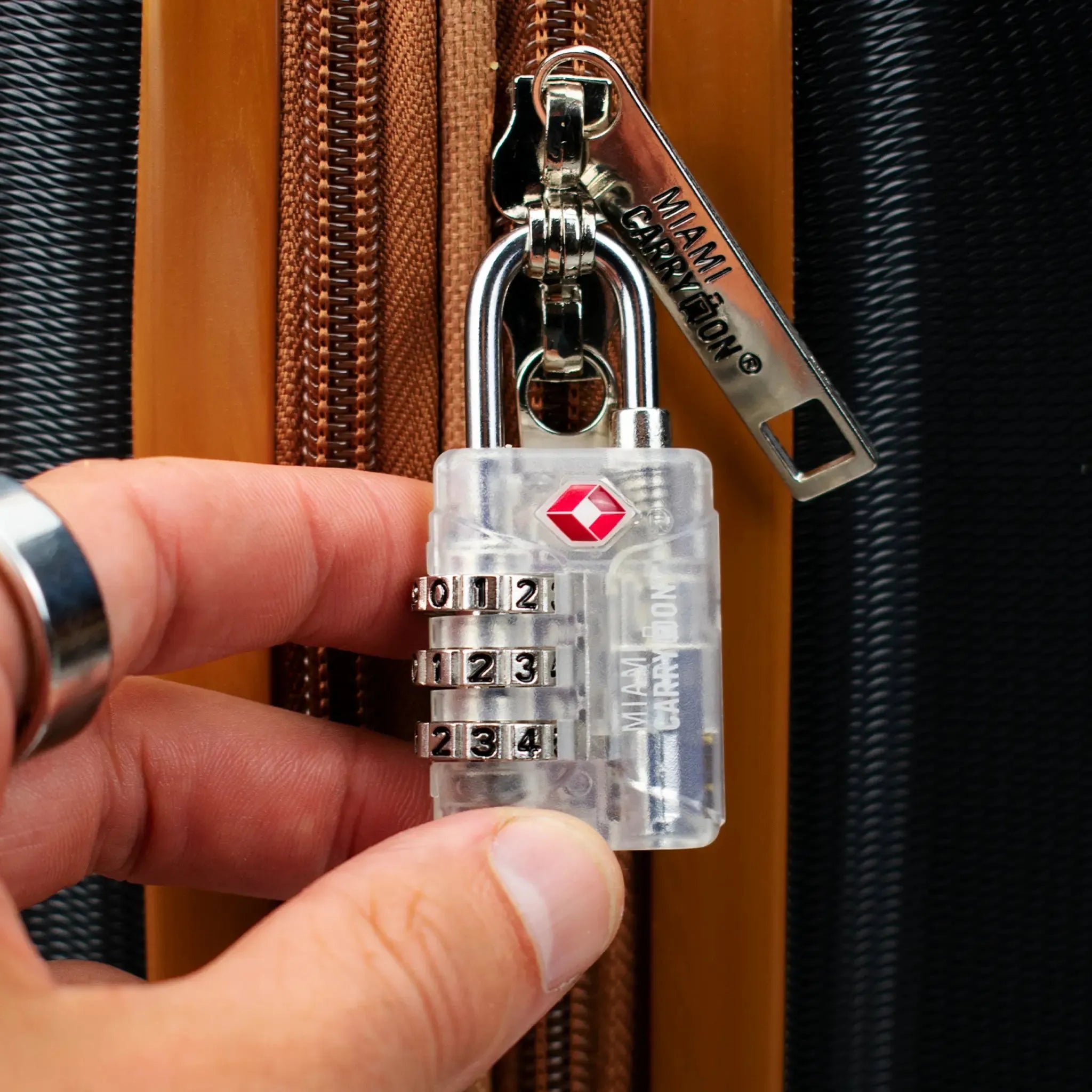 TSA Approved Combination Padlock – Dorm Room, Gym & Travel Lock for College