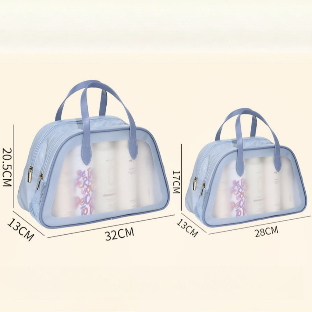 Dorm Shower Caddy Bag — Waterproof Wet & Dry Separation Toiletry Organizer