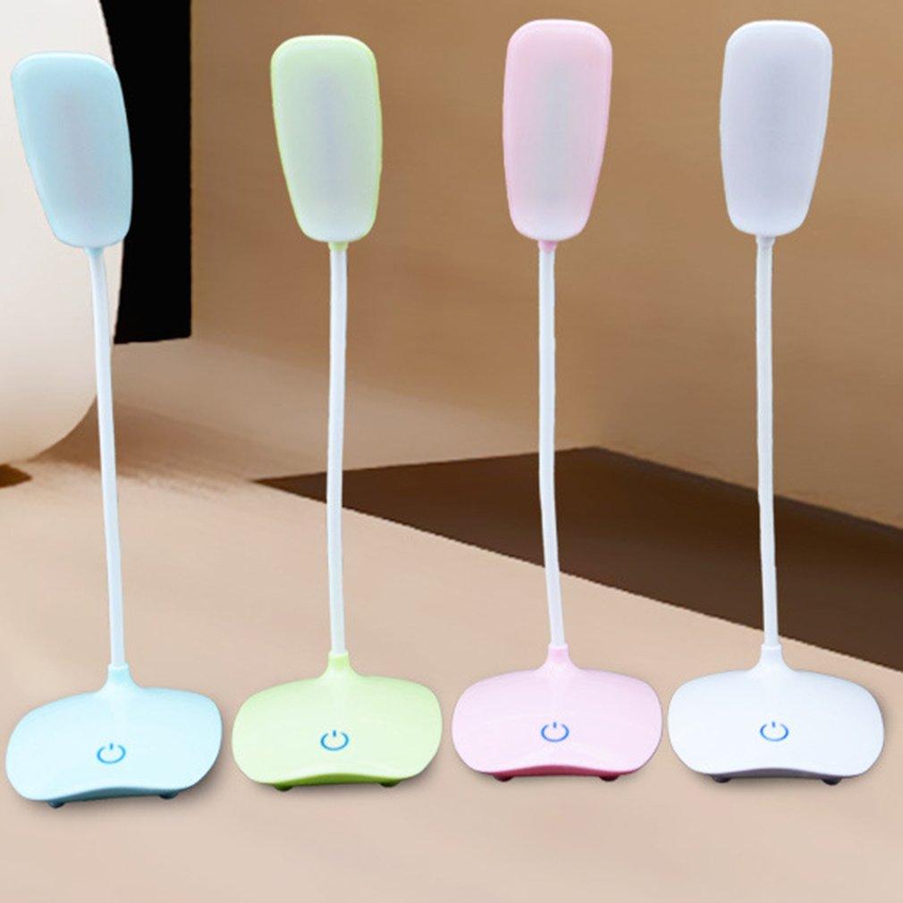 Rechargeable LED Desk Lamp with Touch Dimmer & Flexible Neck