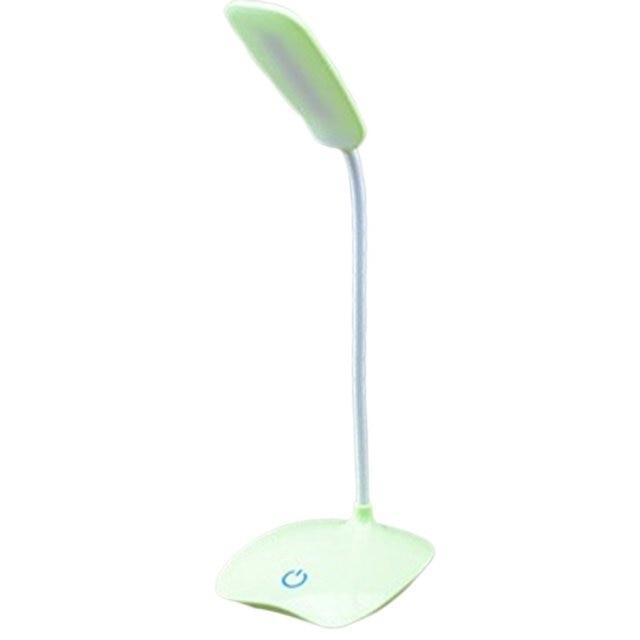 Rechargeable LED Desk Lamp with Touch Dimmer & Flexible Neck