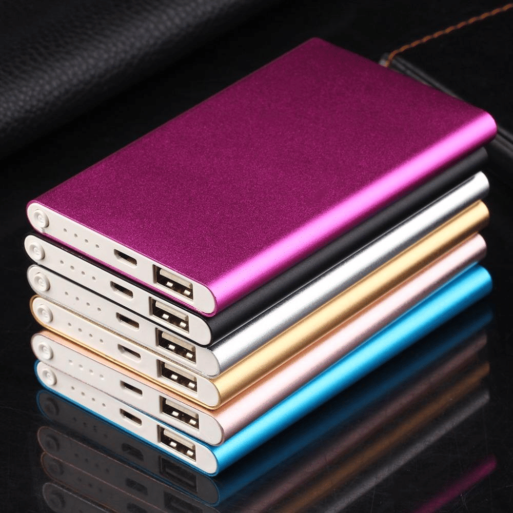 Ultra-Thin 5000mAh Portable Power Bank for College Life — Slim, Light & Always Ready