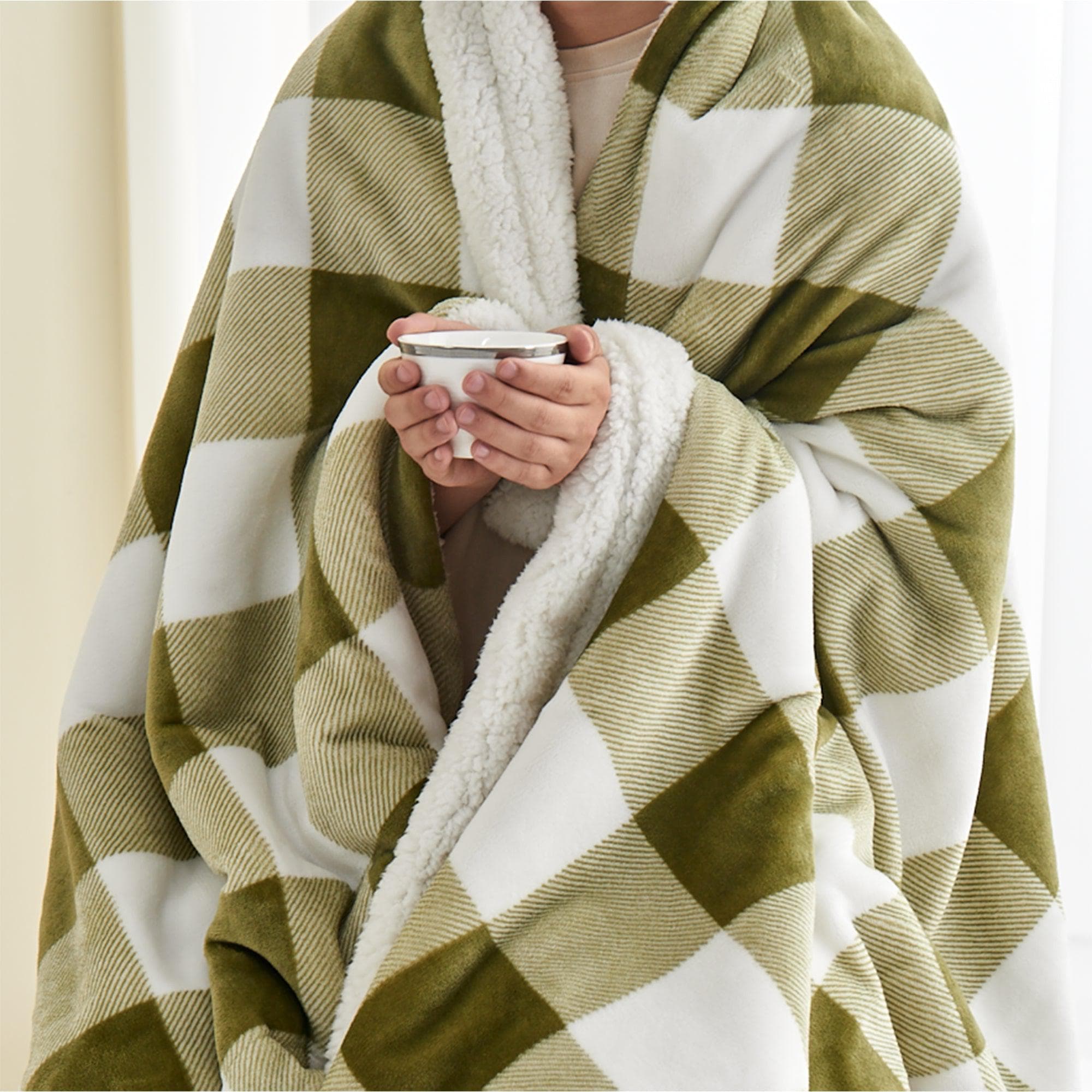 Velvet Plush Sherpa Blanket