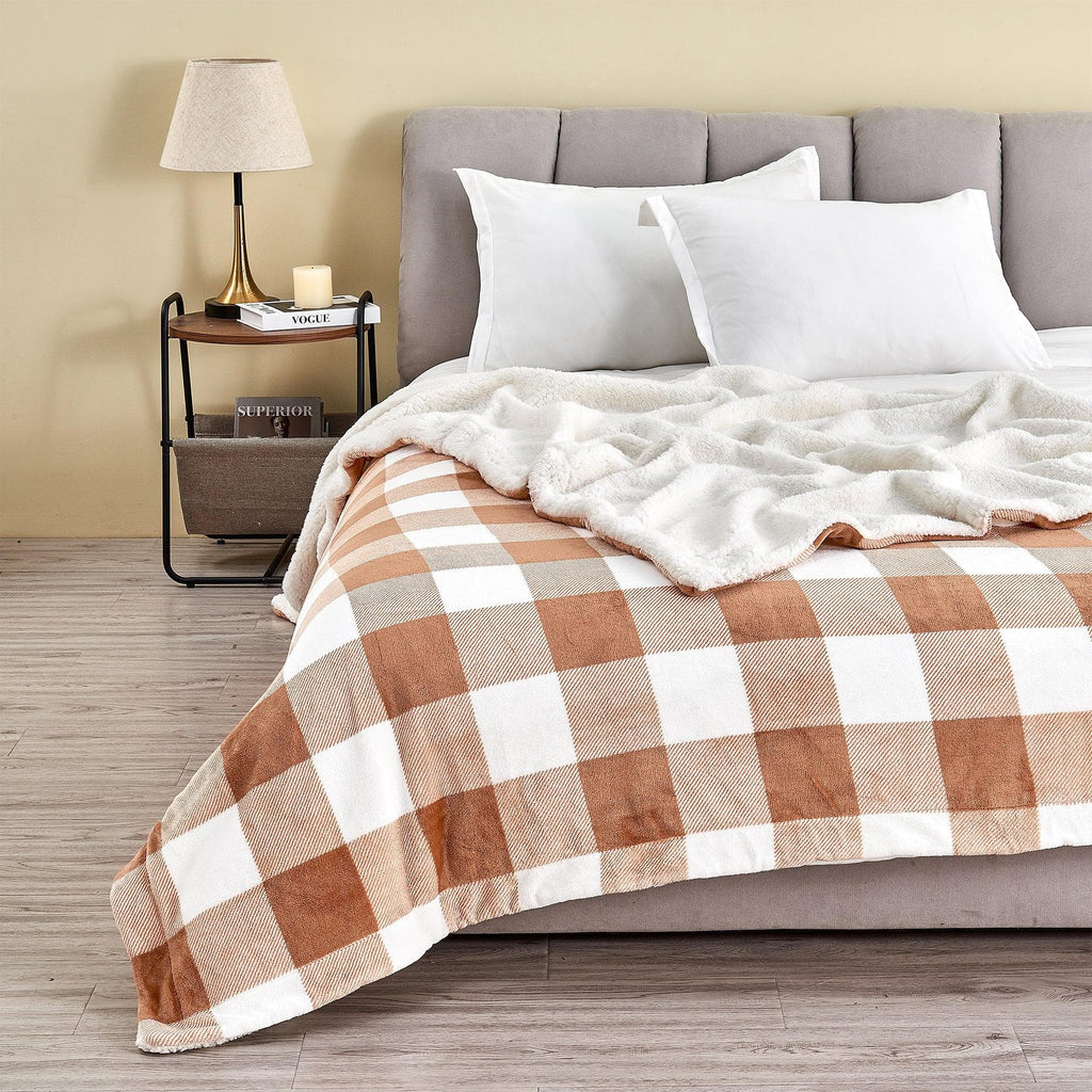 Velvet Plush Sherpa Blanket