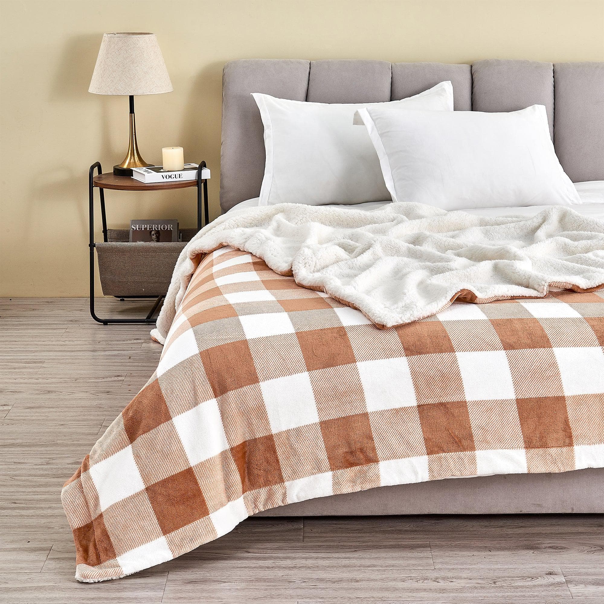 Velvet Plush Sherpa Blanket