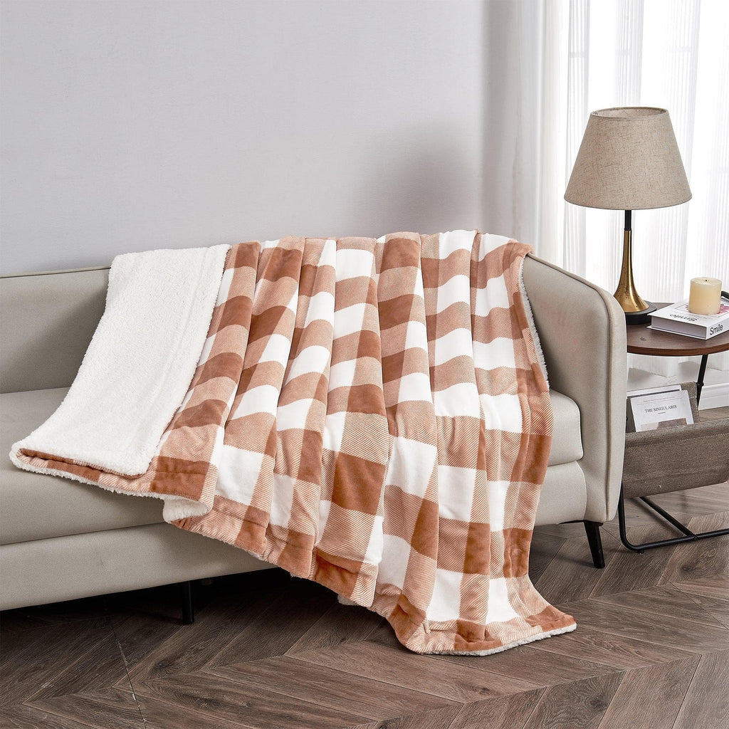 Velvet Plush Sherpa Blanket
