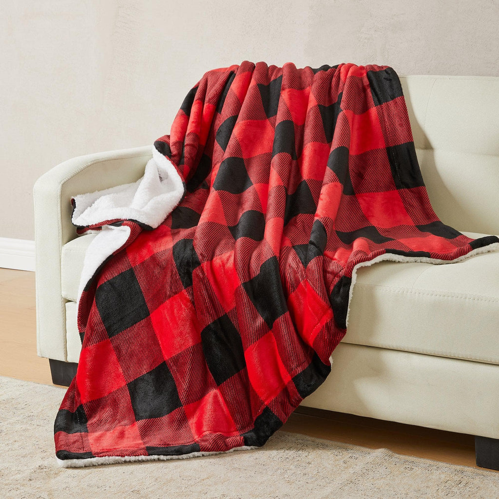 Velvet Plush Sherpa Blanket