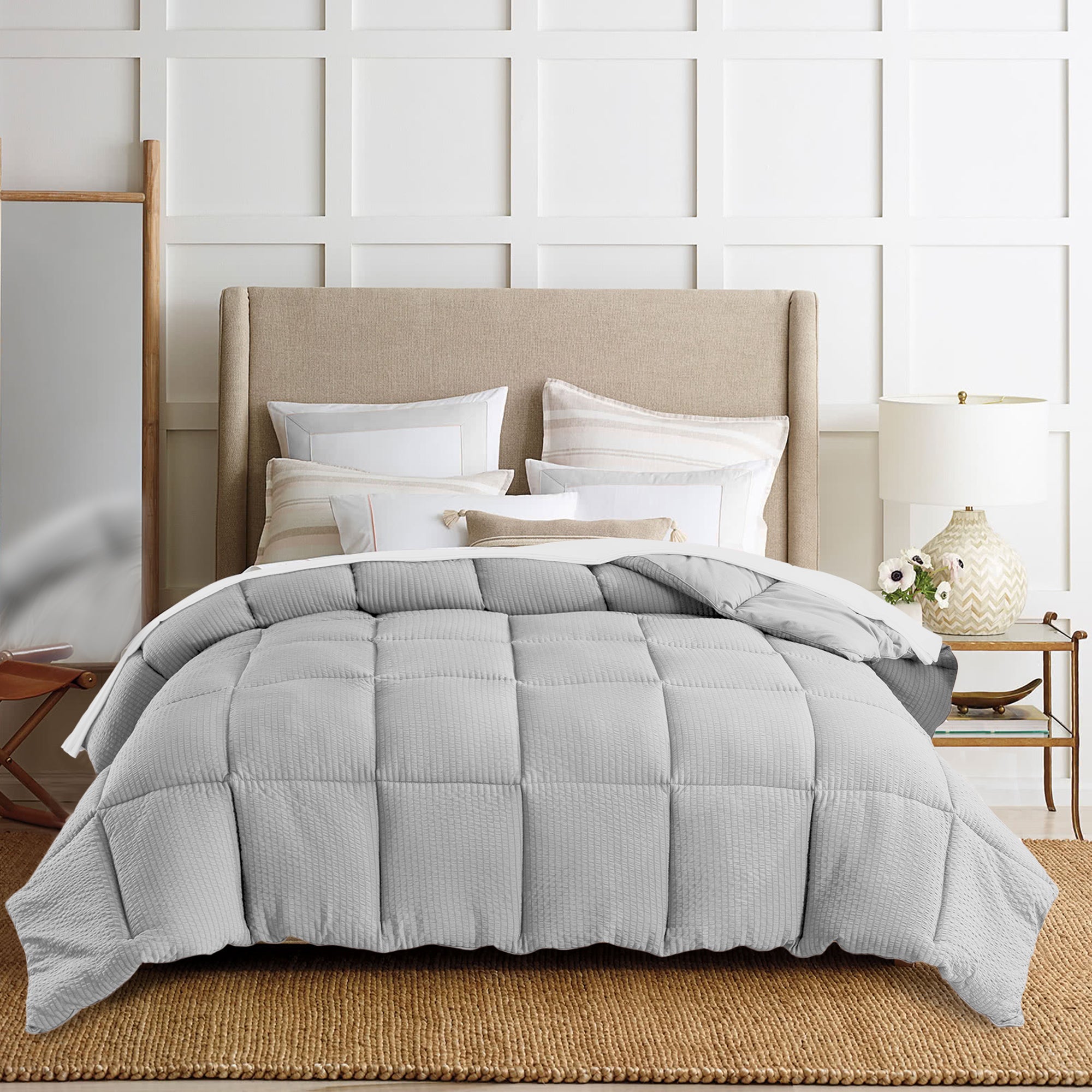All-Season Reversible Comforter – Ultra Soft Down Alternative | Dorm & Graduation Gift